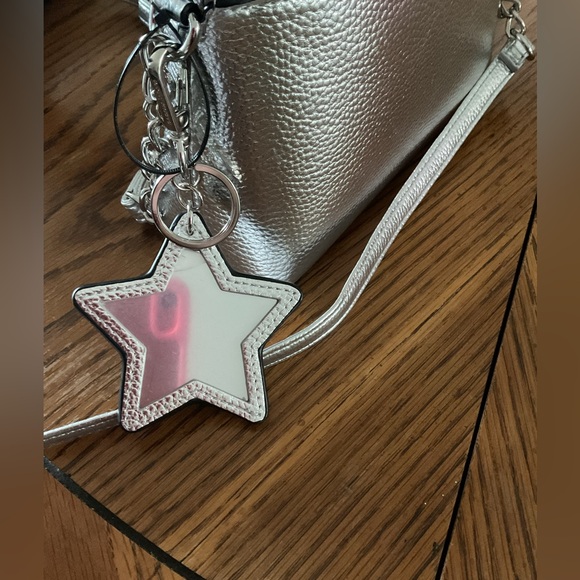 Nanette Lepore Silver Metallic Crossbody Bag - Picture 3 of 7